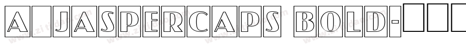 a_JasperCaps Bold字体转换